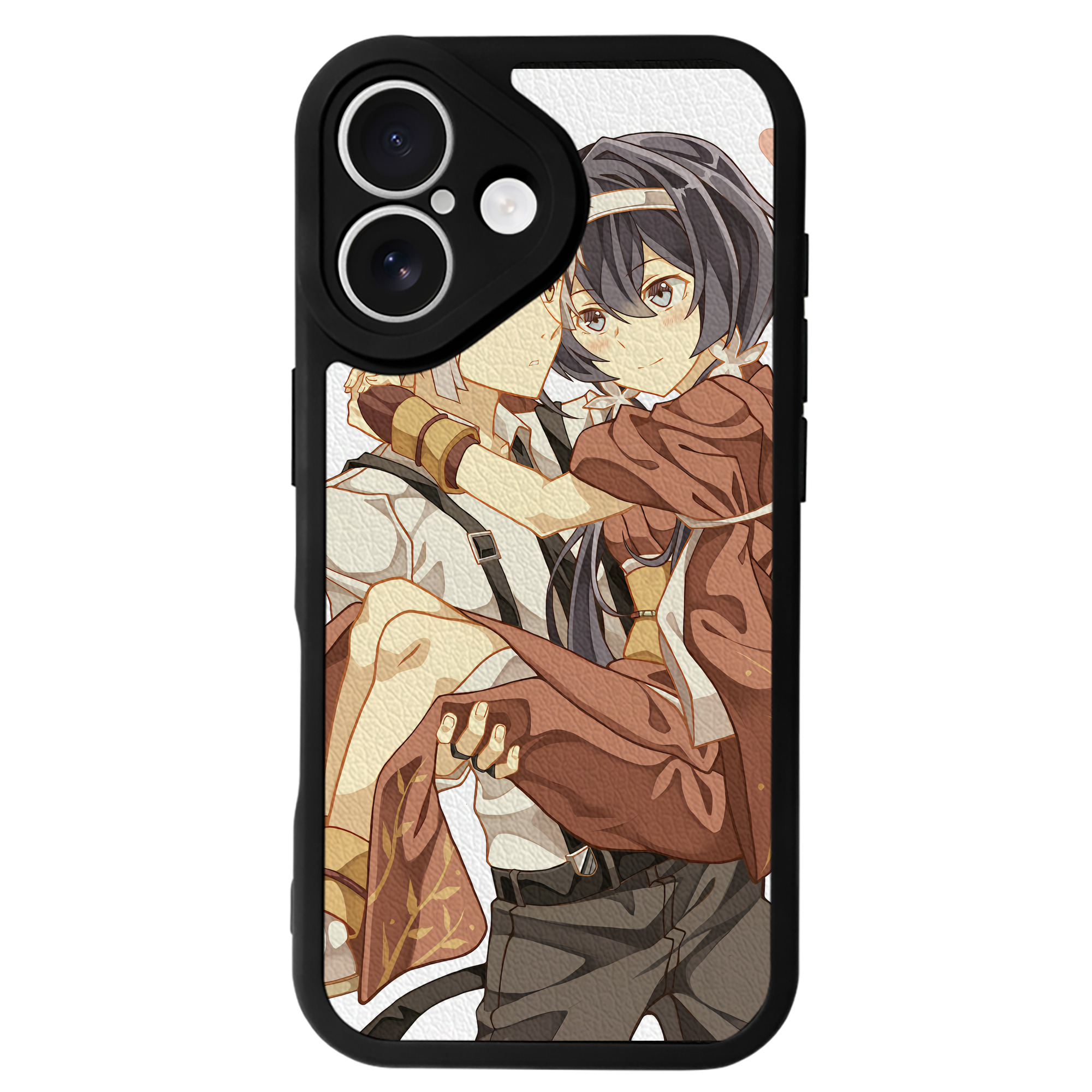 （画像用） 文豪ストレイドッグス Bungo Stray Dogs 【iPhone 16シリーズ対応】シリコンスマホケース（レザー調） 材質：シリコン